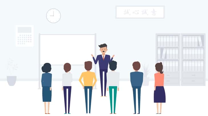 朝礼が変われば会社が変わる 建設業で広がる「自分の言葉で語る」対話型教育の効果