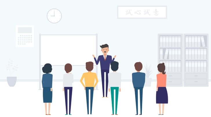 朝礼が変われば会社が変わる 建設業で広がる「自分の言葉で語る」対話型教育の効果
