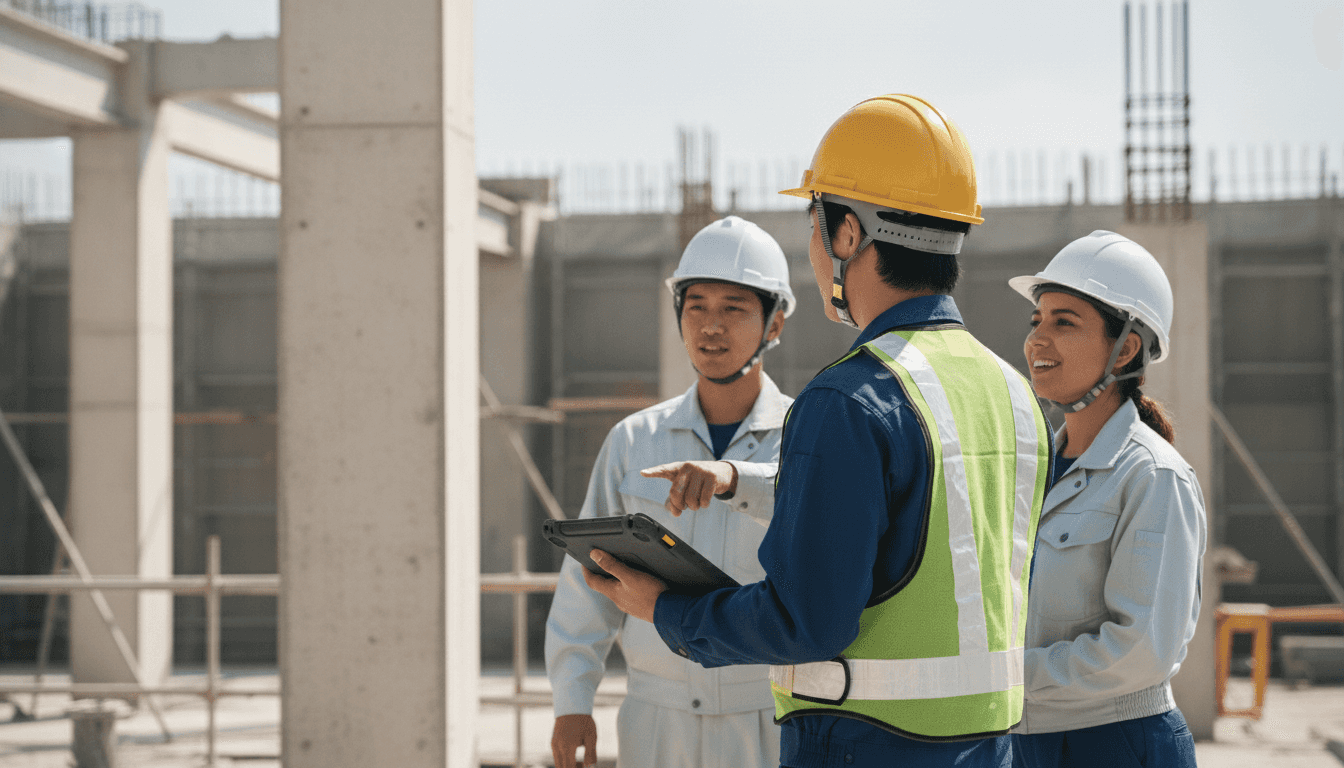 外国人材への安全教育が変わる 建設現場で注目されるオフライン同時通訳システム
