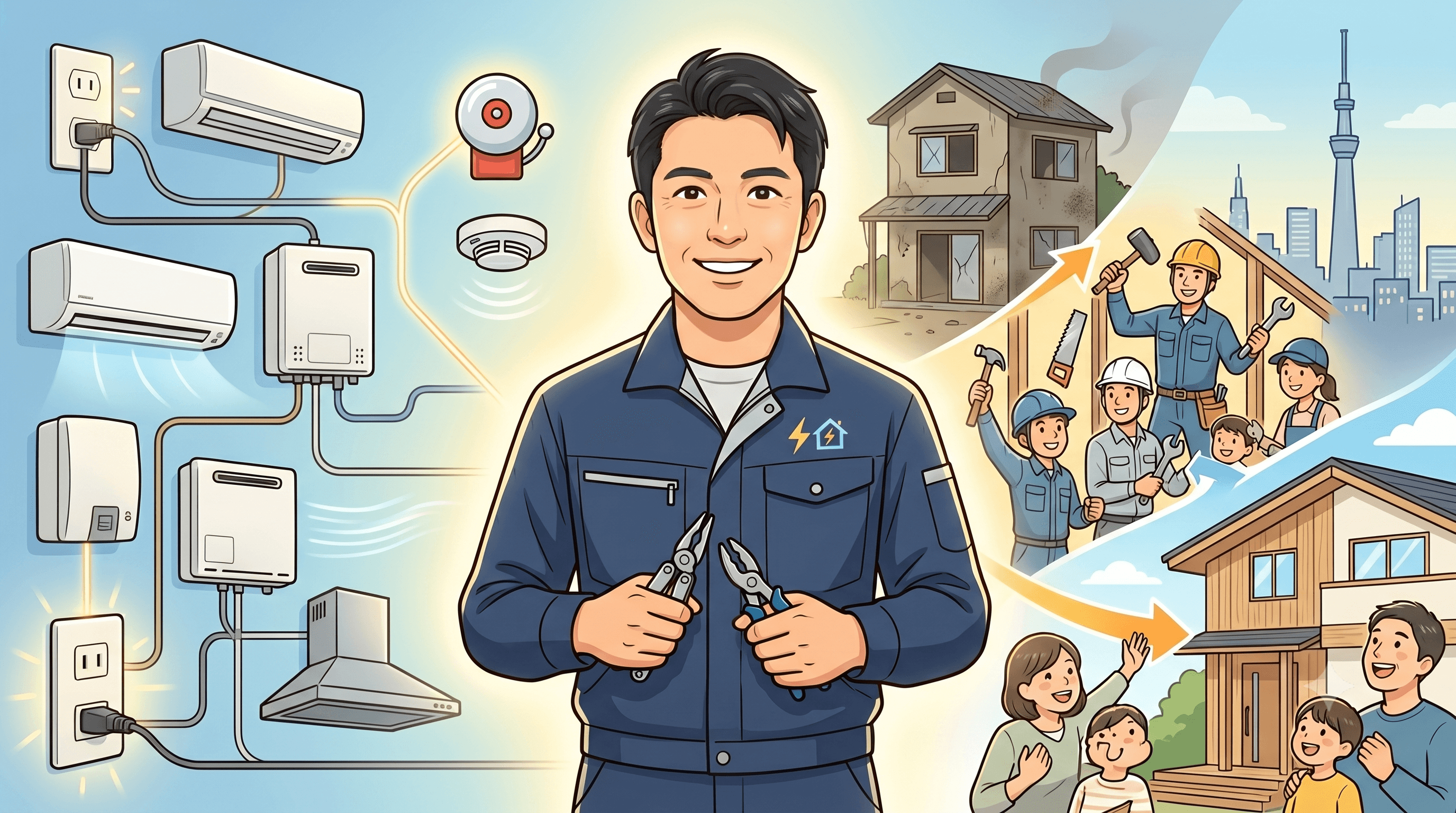 🔌「困っている人を笑顔にしたい」──電気工事25年の想いを「頼電」という社名に込めた、谷本氏の信念