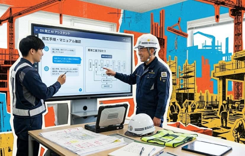 ベテラン頼みを脱却へ 建設現場の知識をAIで共有する「おやかたAI」が業務効率化を後押し