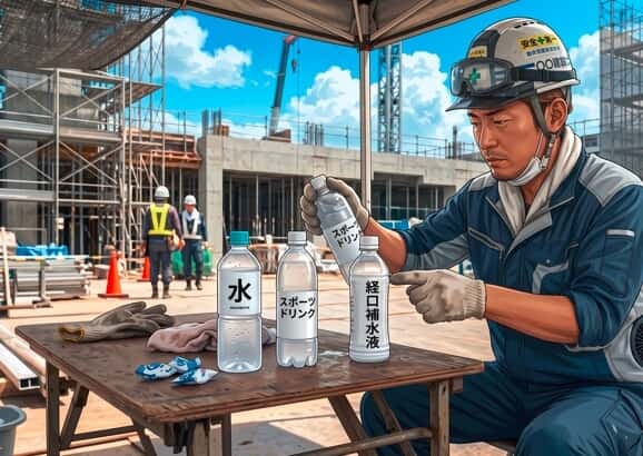 水だけでは危険な場面も 現場の飲み物は「水・スポーツドリンク・経口補水液」を正しく使い分けよう