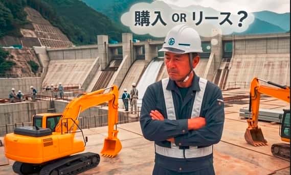 建機はリースと購入どちらが得か?費用だけでは決められない賢い選び方を解説