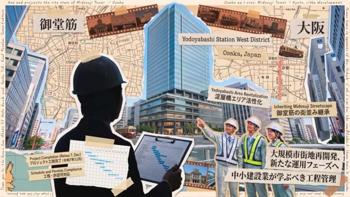 着工から完成まで6年、大阪の大型再開発が教える工程管理の心得