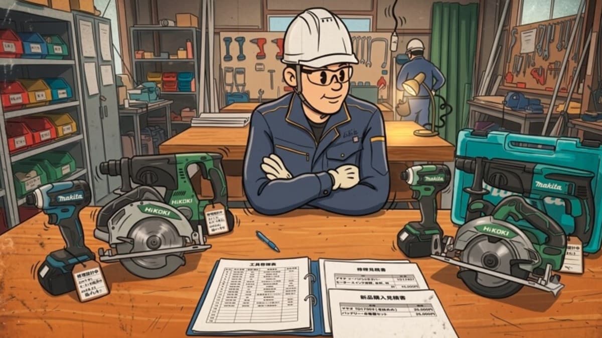 工具は修理と買い替え、どちらがお得?建設会社が知るべきコストの考え方