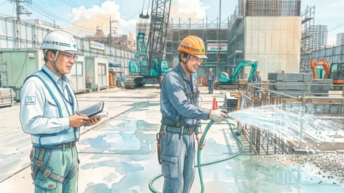 打ち水から学ぶ建設現場の猛暑対策と環境配慮