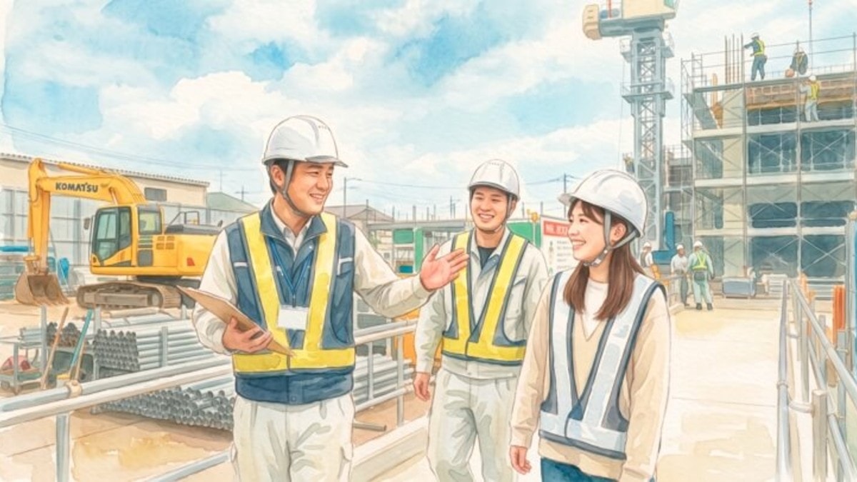 若手が「ここで働きたい」と感じる現場見学とは?採用につながる会社の見せ方を解説
