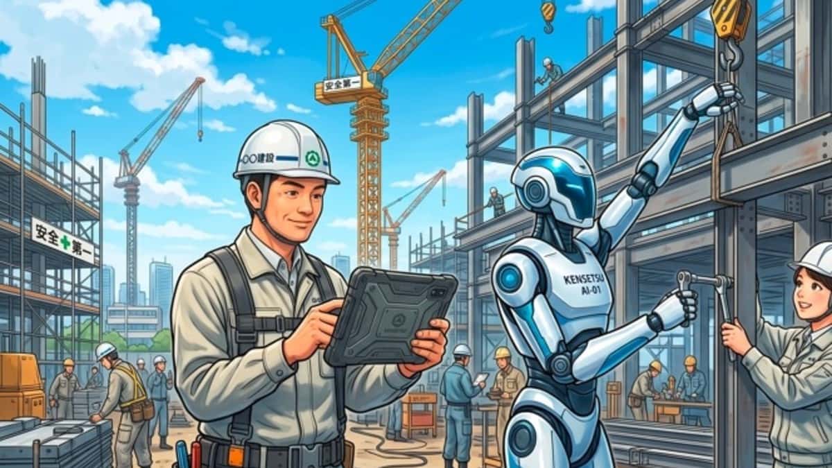 2040年AIロボ1000万台目標、建設業の稼ぐ力はどう変わる