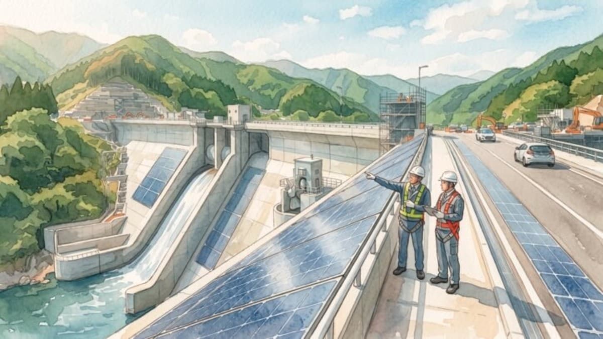 道路やダムが発電拠点に変わる?国交省新構想に建設業界の商機