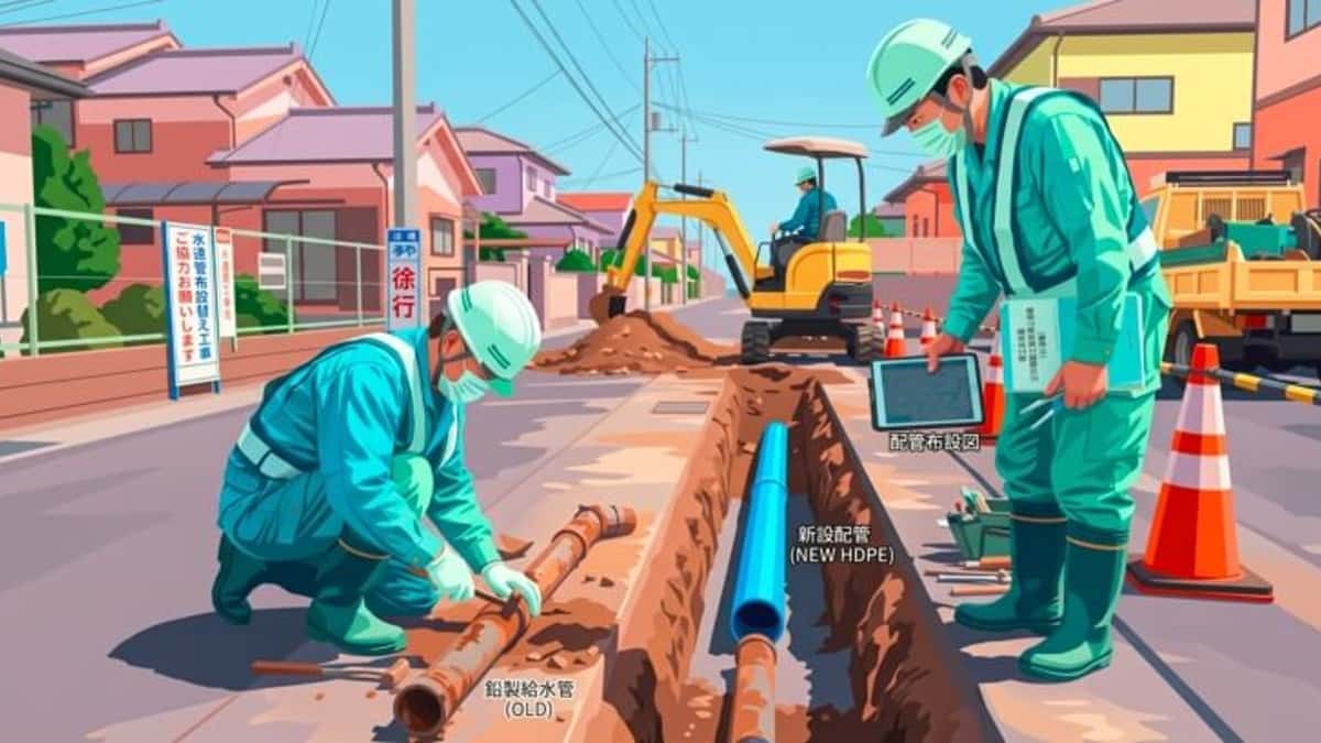 鉛製給水管ゼロへ本気の国交省、中小事業者向け手引きを全面刷新