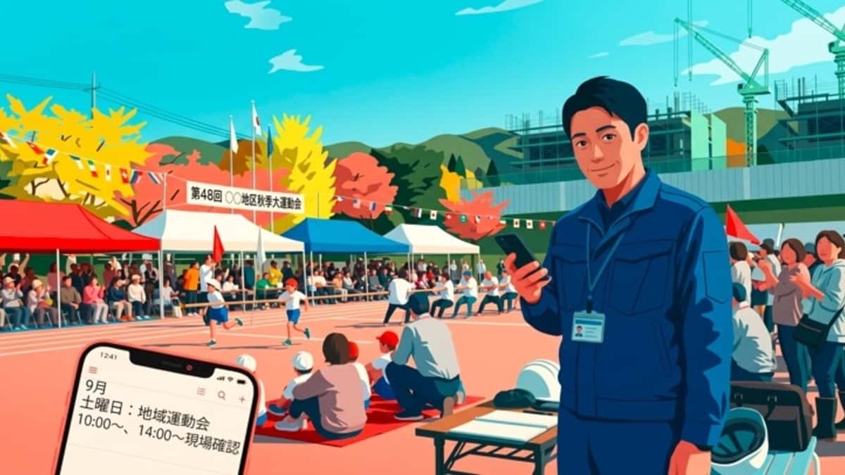 秋の行事、現場と重なったら?仕事と地域を両立する工夫