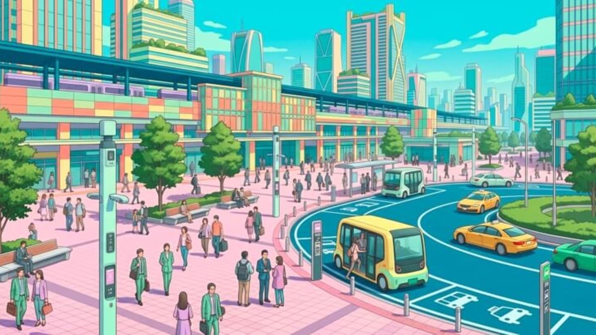 駅前広場の設計ルールが28年ぶり大改定へ、自動運転時代に舵切り