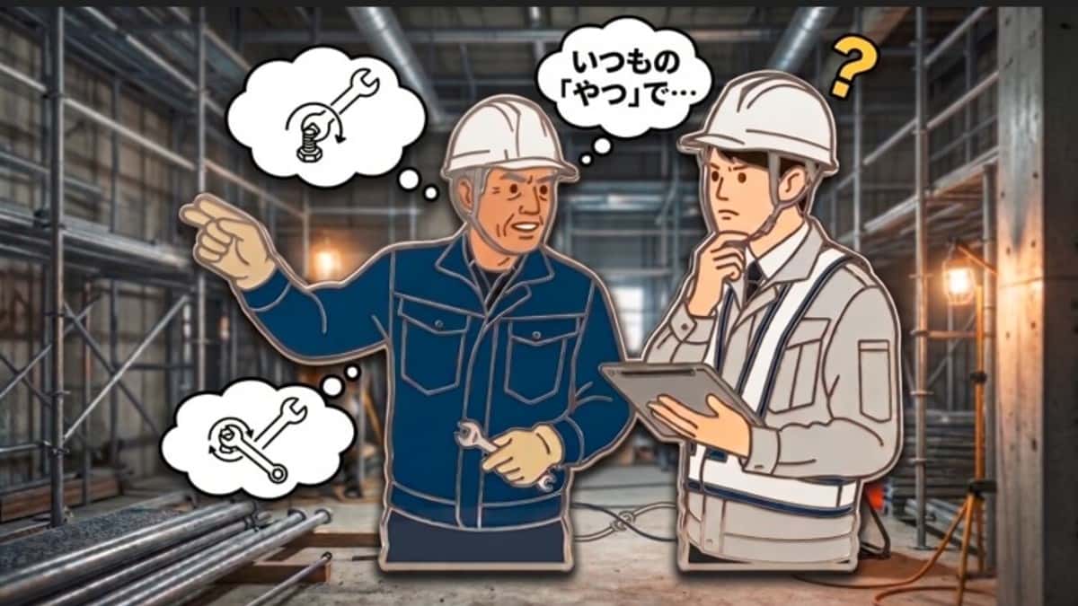 ベテランの「いつものやつ」、新人はなぜ迷う?