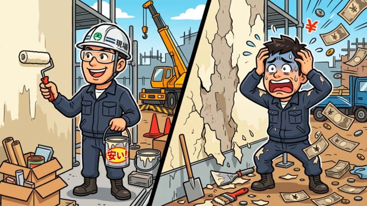 「安い資材」が高くつく?建設業の買い物チェック