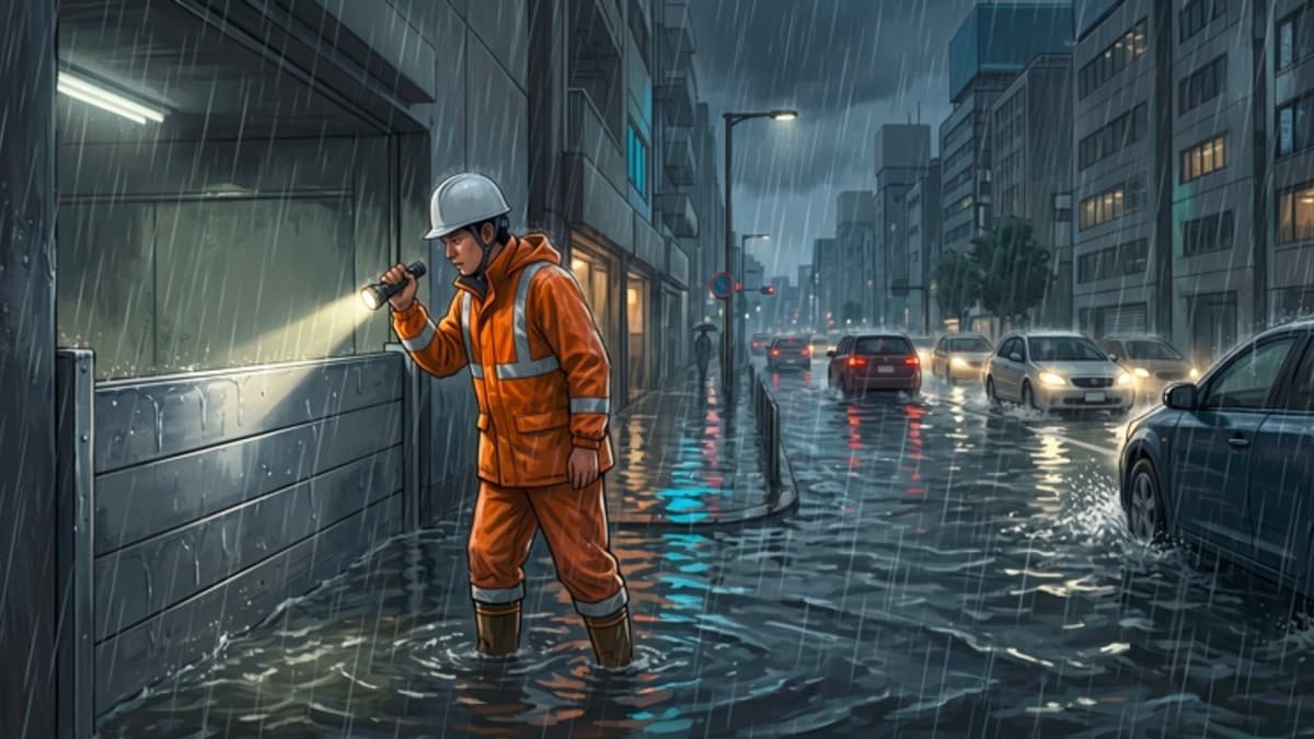 名古屋の豪雨で地下駐車場浸水ゼロ、決め手は予防的閉鎖だった
