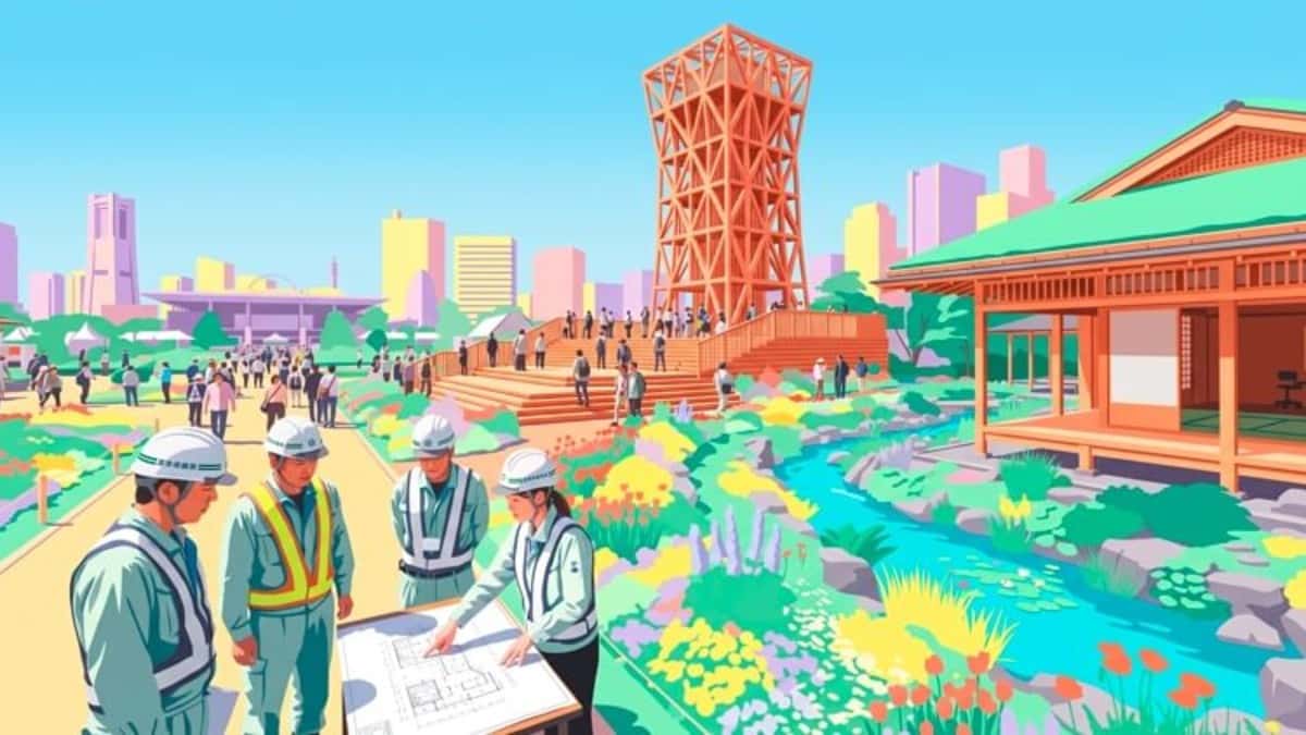 大屋根リングの木材が横浜で再生!グリーンエクスポは建設技術の宝庫