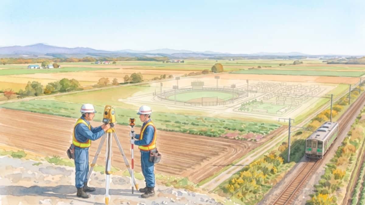 恵庭・西島松約46haが始動!ファーム移転で広がる建設の商機
