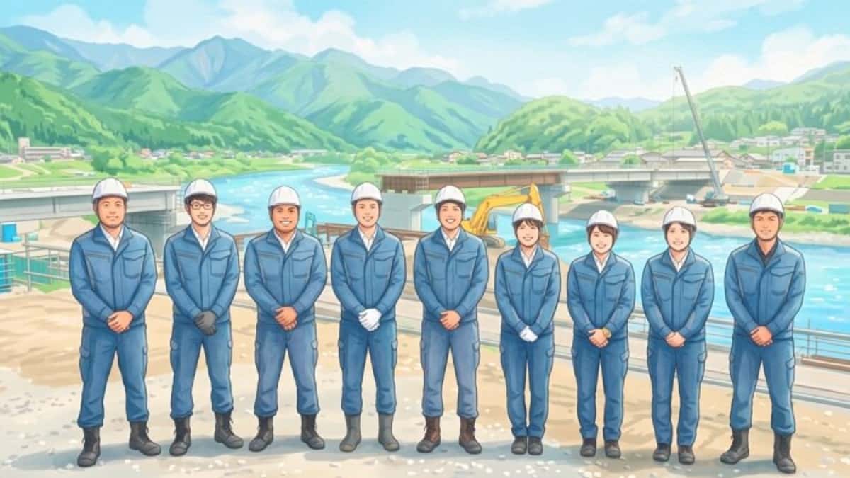 富山県土木部が作業服を一新!若手が主役のお披露目に学ぶ人材確保術