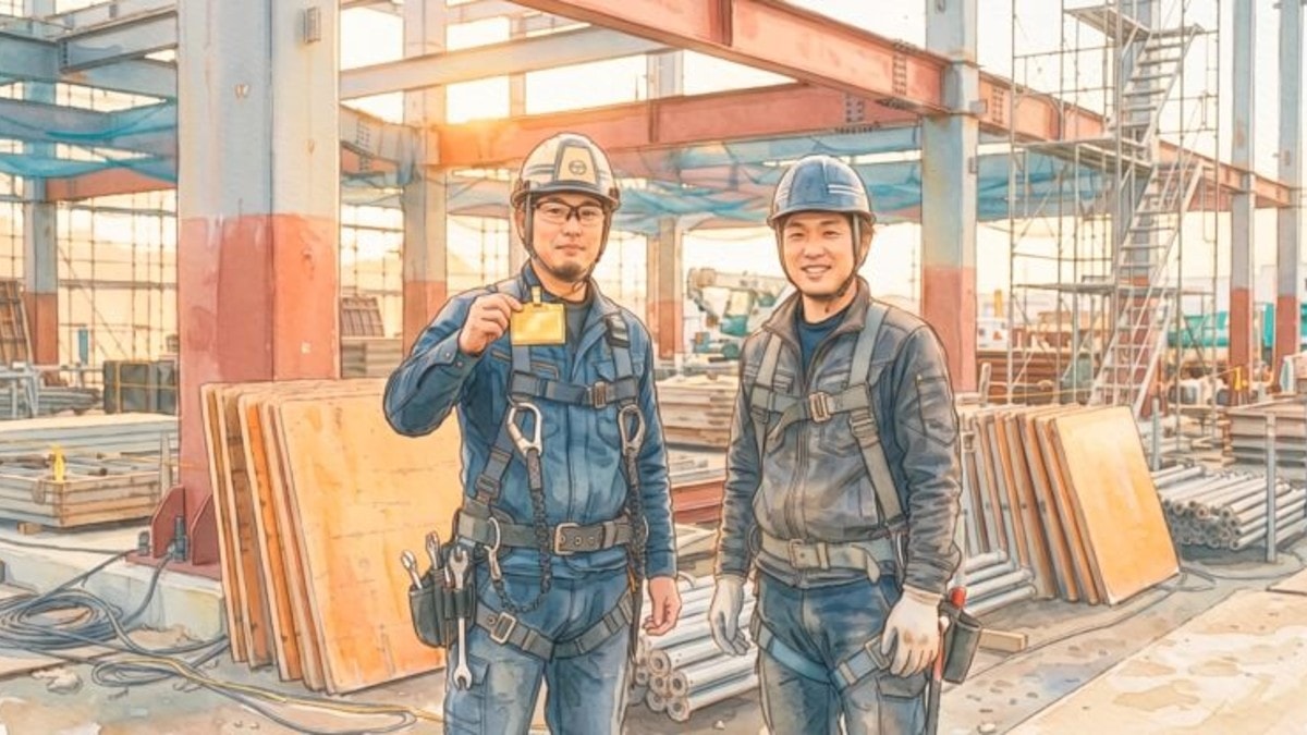 鉄骨・型枠解体もCCUS能力評価へ、職人の腕前が4段階で見える化