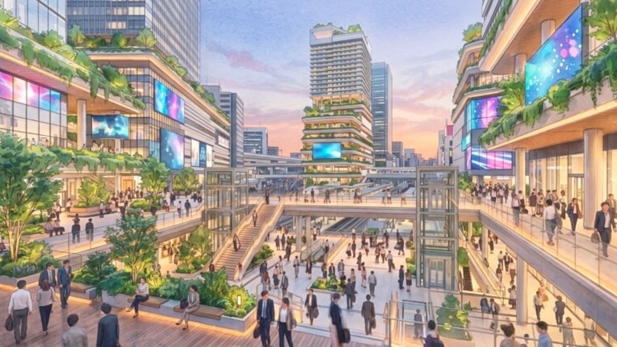 新宿駅前に大型ビジョンを誘導へ、新宿区・渋谷区が景観ルールを転換