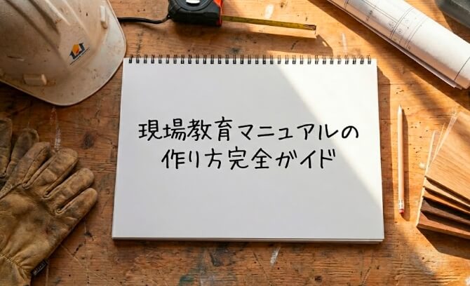 🎯新年度前が勝負!現場教育マニュアルの作り方完全ガイド