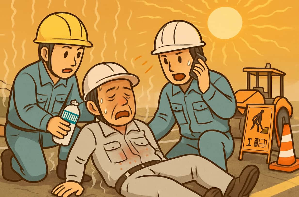 ベテランでも倒れる!?現場で起きた「熱中症」のリアルな事例と教訓
