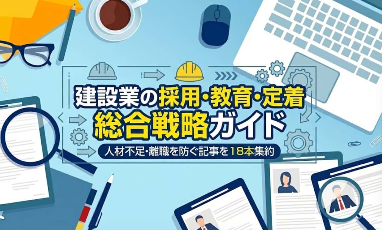 建設業の採用と定着を強化する総合戦略まとめ|18本の記事から読み解く最新の人材課題と解決策