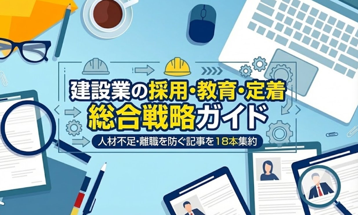 建設業の採用と定着を強化する総合戦略まとめ|18本の記事から読み解く最新の人材課題と解決策