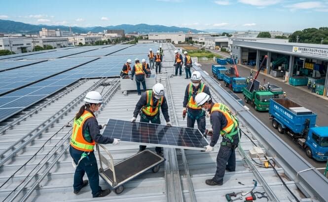 太陽光パネルの撤去工事、もう「捨てるだけ」では済まない時代へ!新法成立で事業者に届出義務が課される