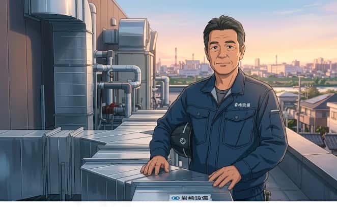 🌬️「AIにはできない仕事がある」──ダクト工事一筋、岩﨑設備が守り続けるもの